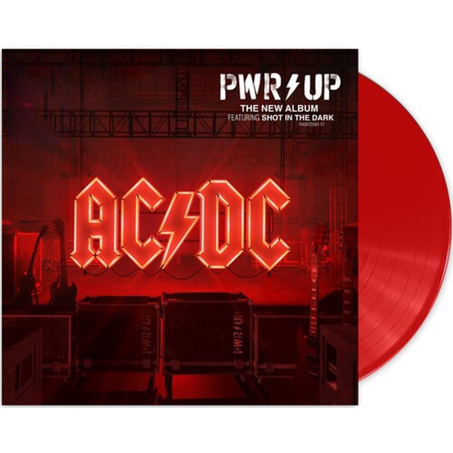 AC/DC  - Power Up Exclusive Opaque Red Vinyl Album LP_Record