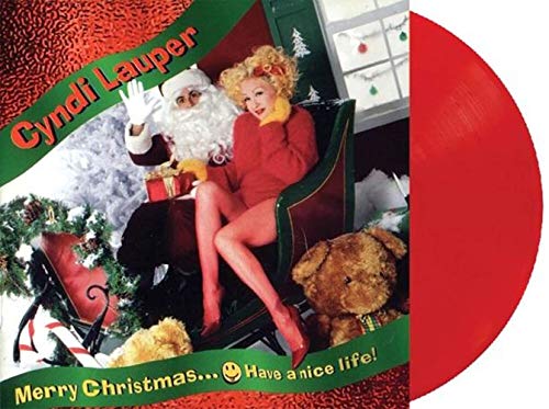 Cyndi Lauper - Merry Christmas Have a Nice Life Exclusive Red Colored Vinyl LP VG+NM