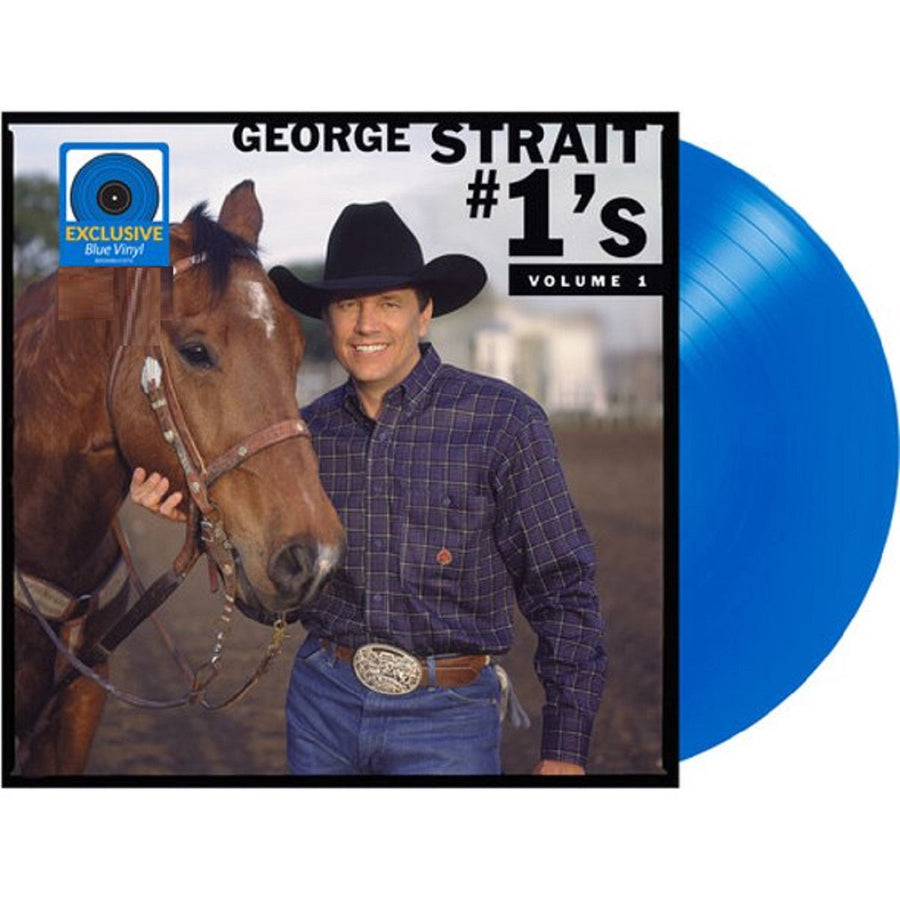 George Strait - #1's Vol. 1 Exclusive Limited Blue Vinyl LP Record