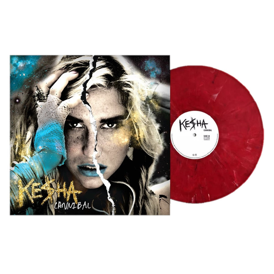 Kesha - Cannibal Exclusive Limited Edition Marbled Red Vinyl LP Record