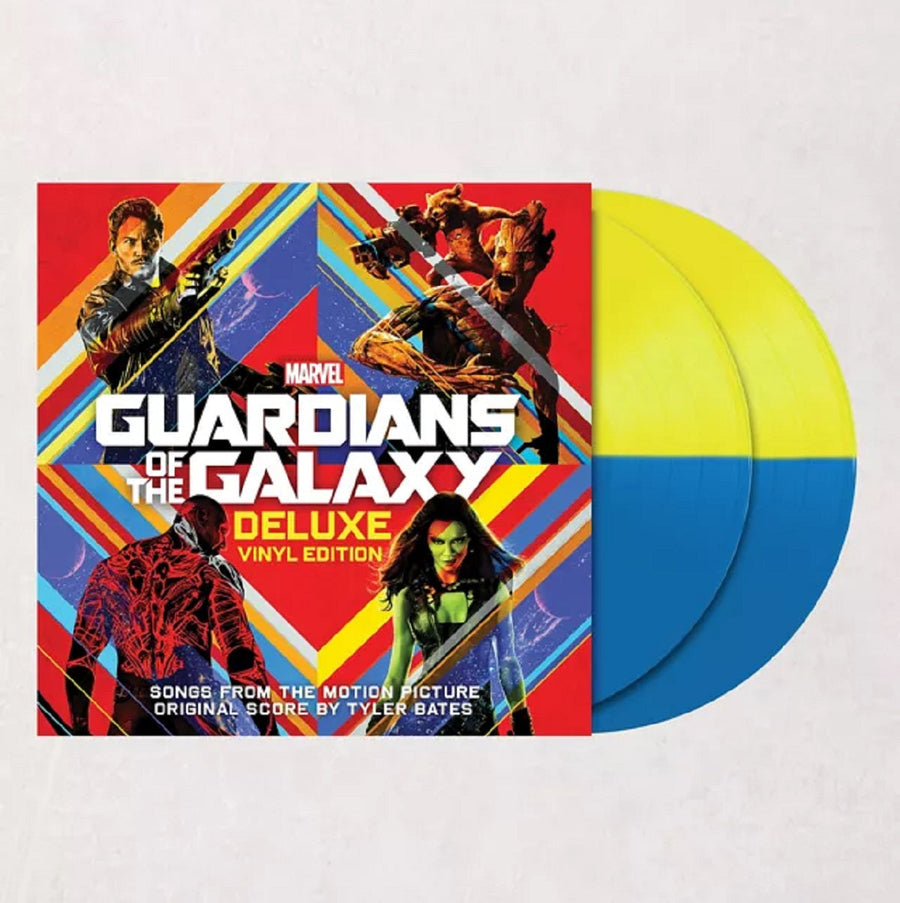 Guardians Of The Galaxy - Exclusive Limited Deluxe Soundtrack Sky Blue & Lemon Vinyl LP Record