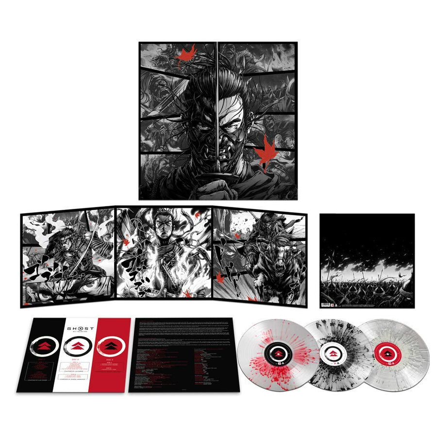 Ghost of Tsushima (Music from the Video Game) - Exclusive Limited Edition Splatter Colored 3x Vinyl