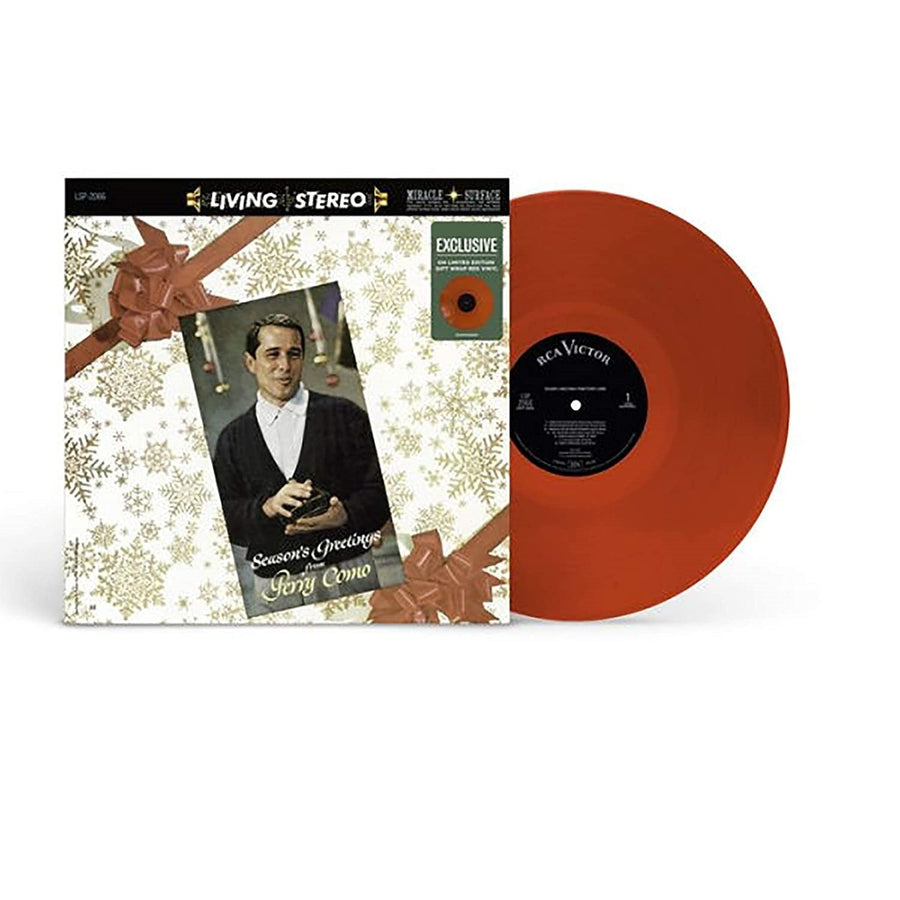 Perry Como - Seasons Greetings From Perry Como Exclusive Gift Wrap Red Vinyl_LP Record