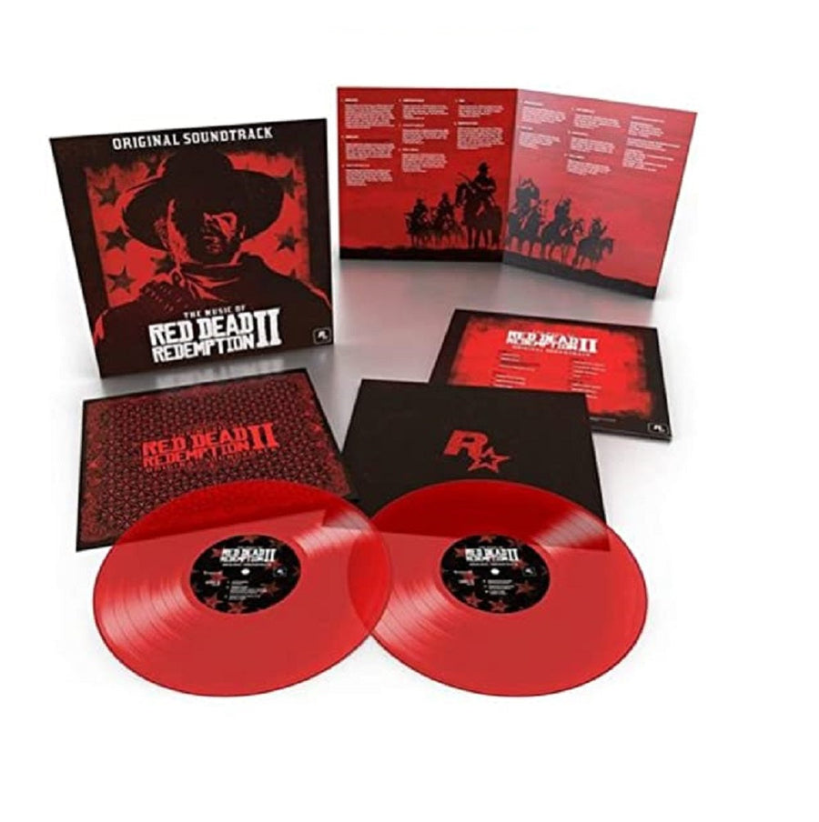 The Music of Red Dead Redemption 2 Translucent Red Color 2x LP Vinyl Record