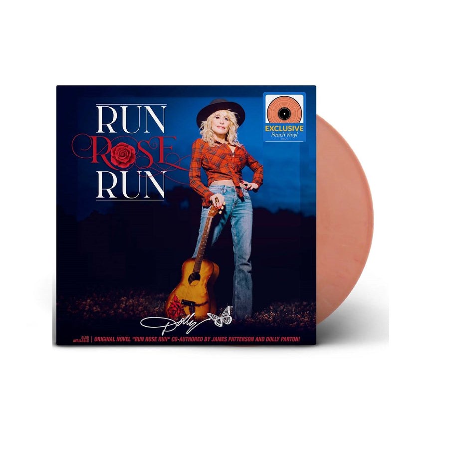 Dolly Parton - Run Rose Run Exclusive Limited Edition Peach Vinyl LP Record