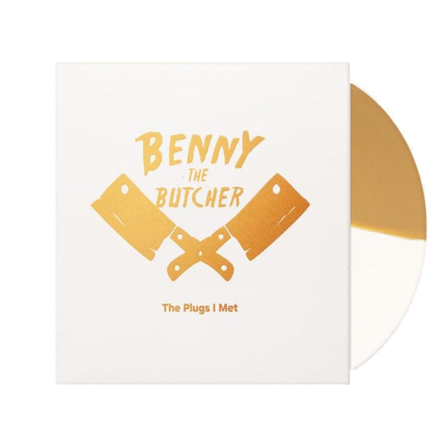 Benny The Butcher - The Plugs I Met Exclusive White/Gold Quad Vinyl LP Limited Edition #1500 Copies