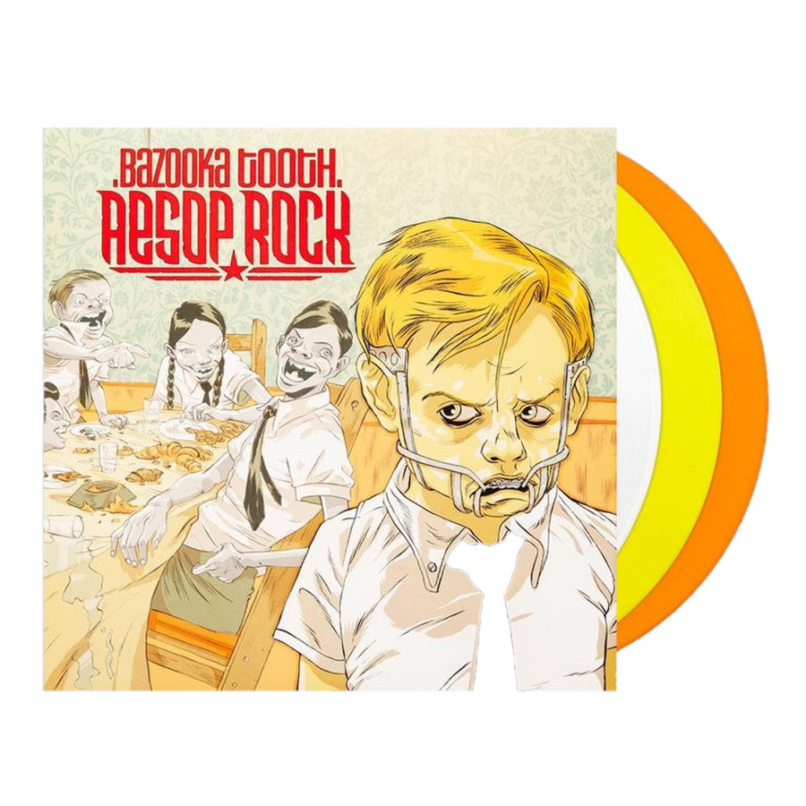Aesop Rock - Bazooka Tooth Exclusive Limited Edition Ultra Clear / Orange Crush / Lemonade Vinyl LP Record