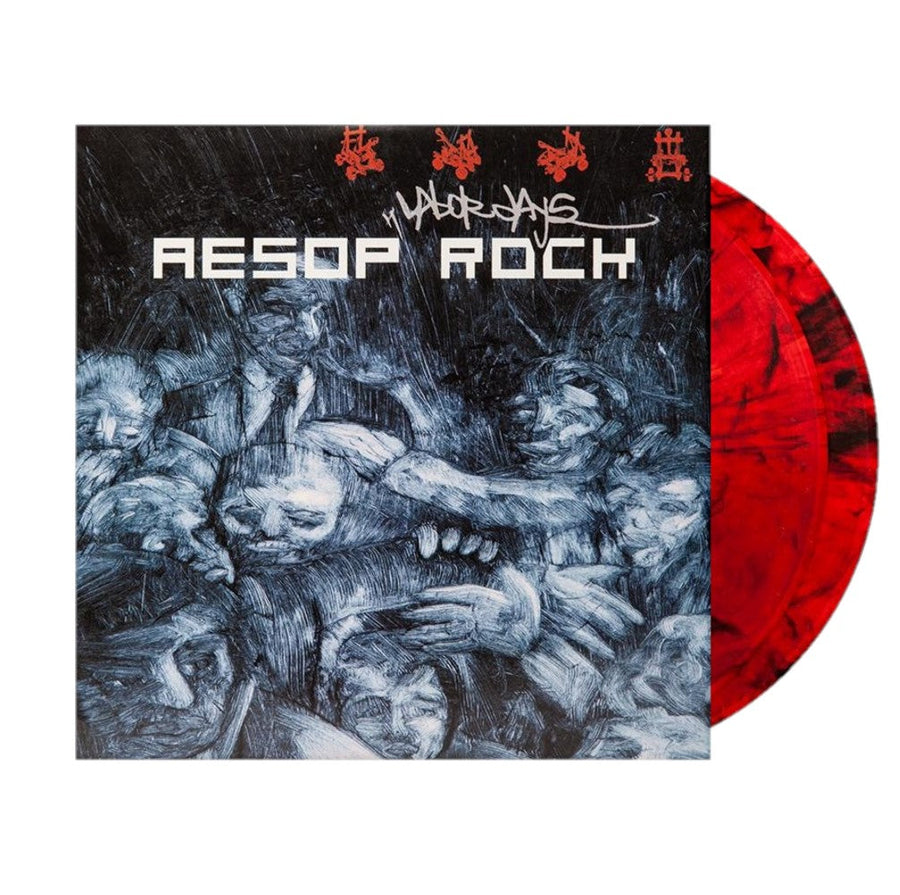 Aesop Rock - Labor Days Exclusive Limited Edition Red With Black Swirl Vinyl 2LP Record