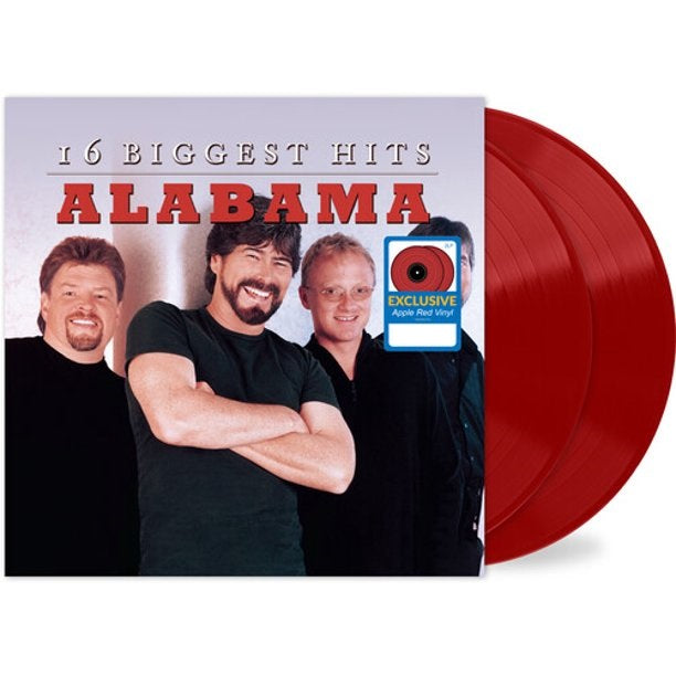 Alabama - 16 Biggest Hits Exclusive Apple Red Vinyl 2x LP Record