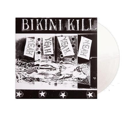 Bikini Kill - Yeah Yeah Yeah Yeah Exclusive Opaque White/Clear Split Vinyl LP Record Limited Edition #600