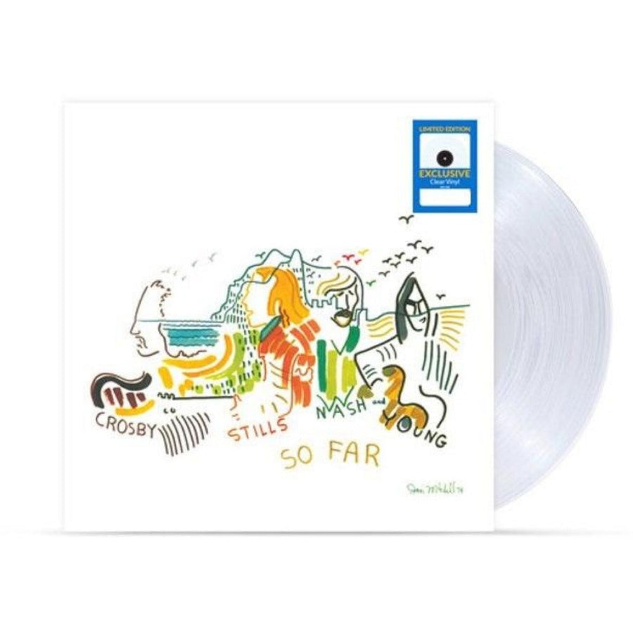 Crosby Stills Nash & Young - So Far Exclusive Clear Colored Vinyl Album LP Record