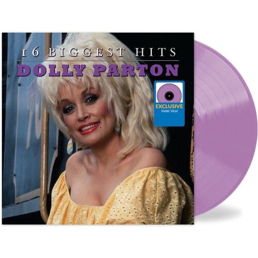 Dolly Parton - 16 Biggest Hits Exclusive Violet Colored Vinyl LP Record Limited Edition