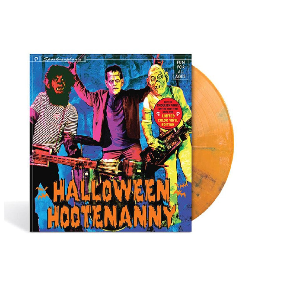Various Artists - Halloween Hootenanny Orange Vinyl With Blue & Pink Splatter Vinyl LP Record