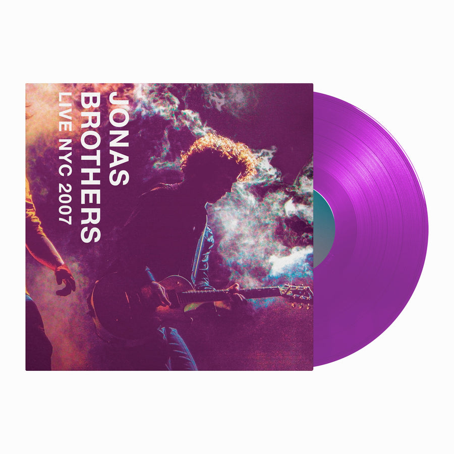 Jonas Brothers - Live NYC 2007 - Exclusive Limited Edition Translucent Purple Colored Vinyl LP Club Edition