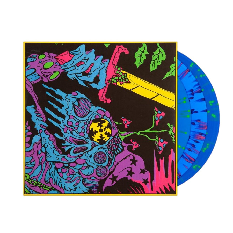King Gizzard And The Lizard Wizard - Live In Paris ’19 Exclusive Blue With Pink/Green/Yellow Splatter Vinyl Limited Edition LP Record