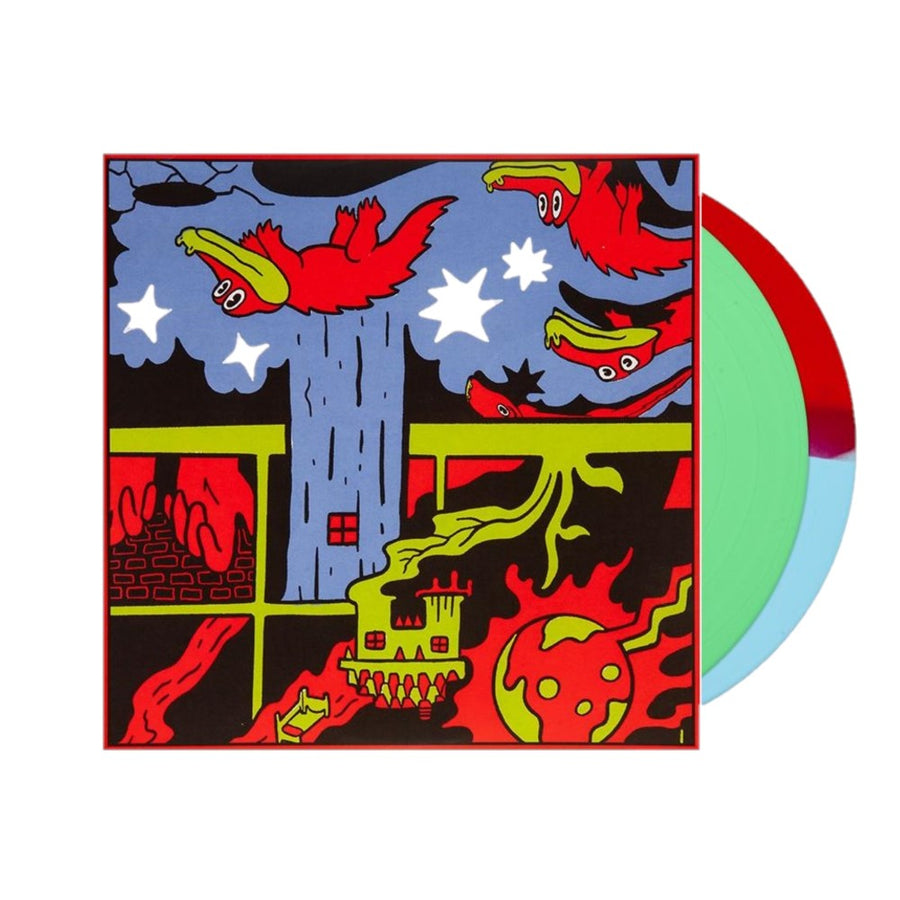 King Gizzard And The Lizard Wizard - Live In Paris ’19 Exclusive Green/Blue/Red Tri-Color Vinyl Limited Edition LP Record