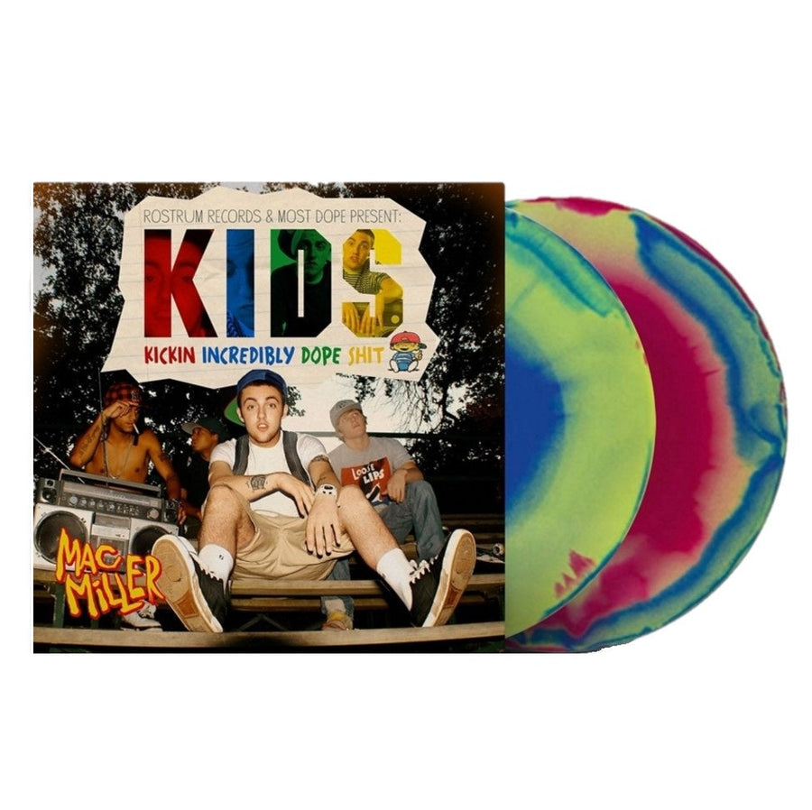 Mac Miller K.I.D.S. Exclusive Red Blue Green Swirl Vinyl 2LP