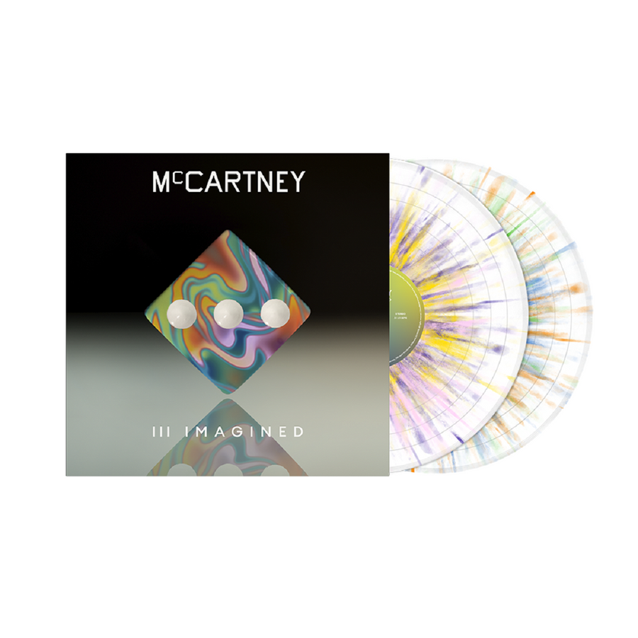 Paul McCartney - III Imagined Exclusive White With Rainbow Splatter Vinyl 2x LP Record