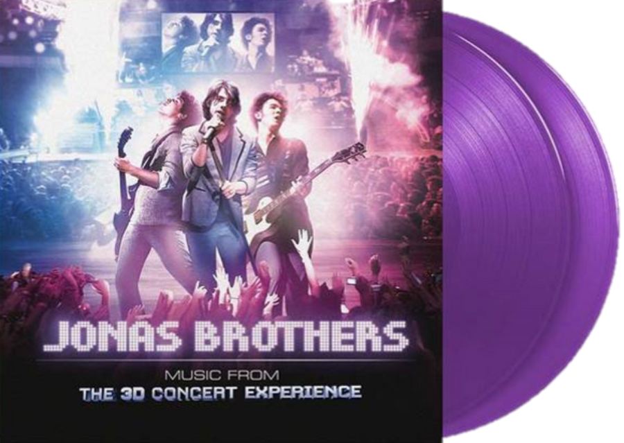 Music From The 3D Concert Experience - Exclusive Jonas Brothers Vinyl Club Deluxe Edition Purple Colored 2x Vinyl