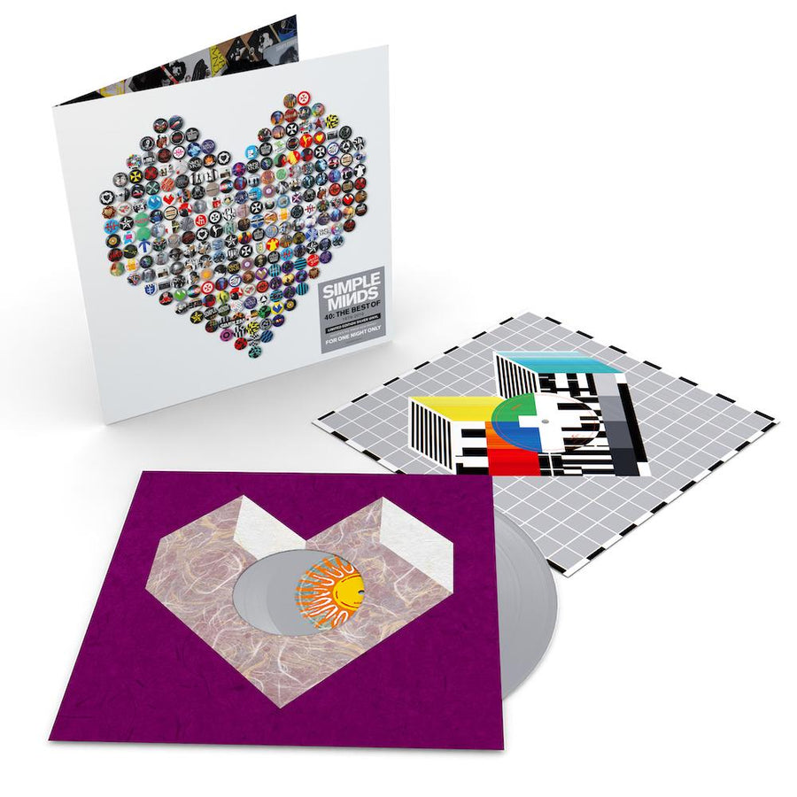 Simple Minds - 40 The Best Of 1979-2019 Exclusive Limited Edition Opaque Silver [2LP_Record]