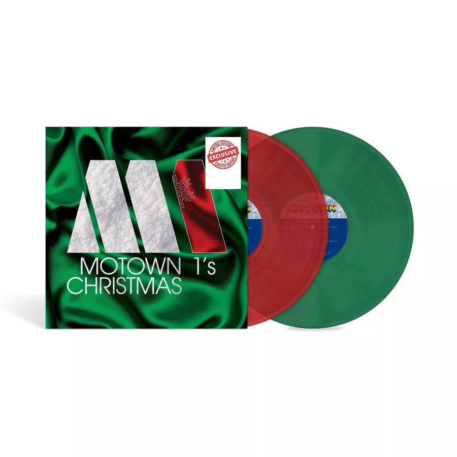 Motown Christmas #1's Exclusive Limited Edition Translucent Red & Green 2LP Vinyl