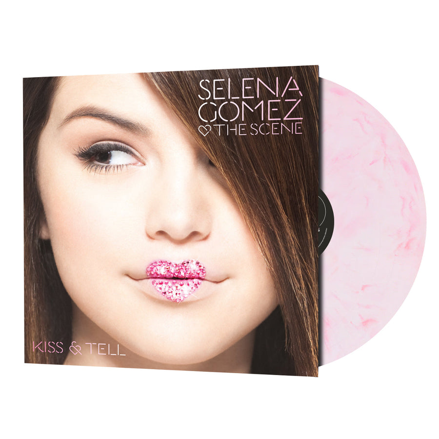 Selena Gomez & The Scene - Kiss & Tell Limited Edition Splatter Pink Vinyl LP Record