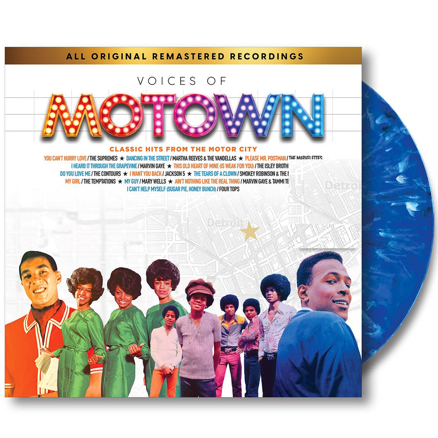 Voices of Motown  - Cowboy Bebop Exclusive Limited Edition Blue Marble Vinyl LP Record