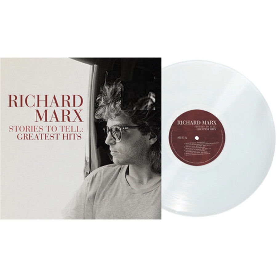 Richard Marx - Stories To Tell Greatest Hits Exclusive Clear Vinyl LP Record Limited Edition