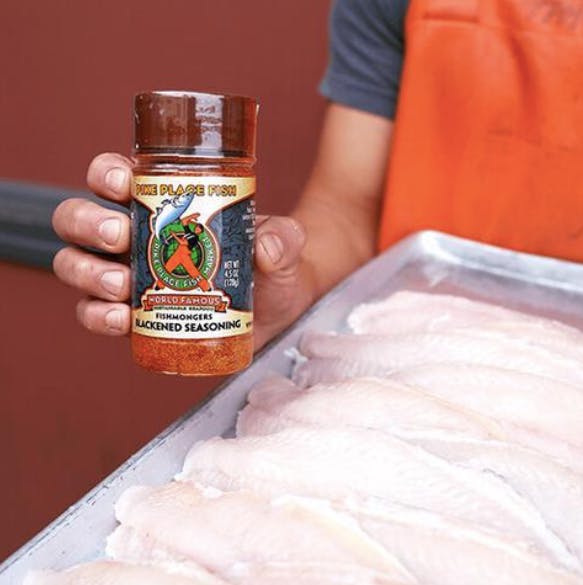 Fishmongers Blackened Seasoning- Pike Place Fish Sea food 4 ounces