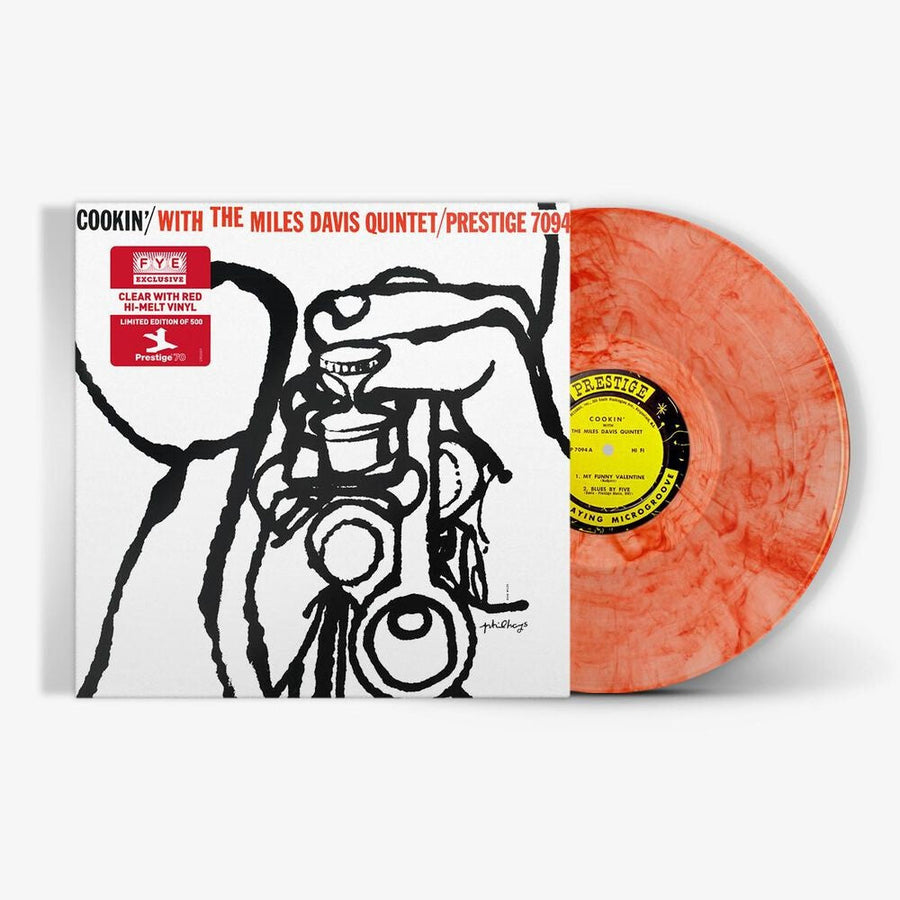 Miles Davis Quintet- Cookin' With Miles Davis Exclusive Clear with Red Hi-Melt Vinyl
