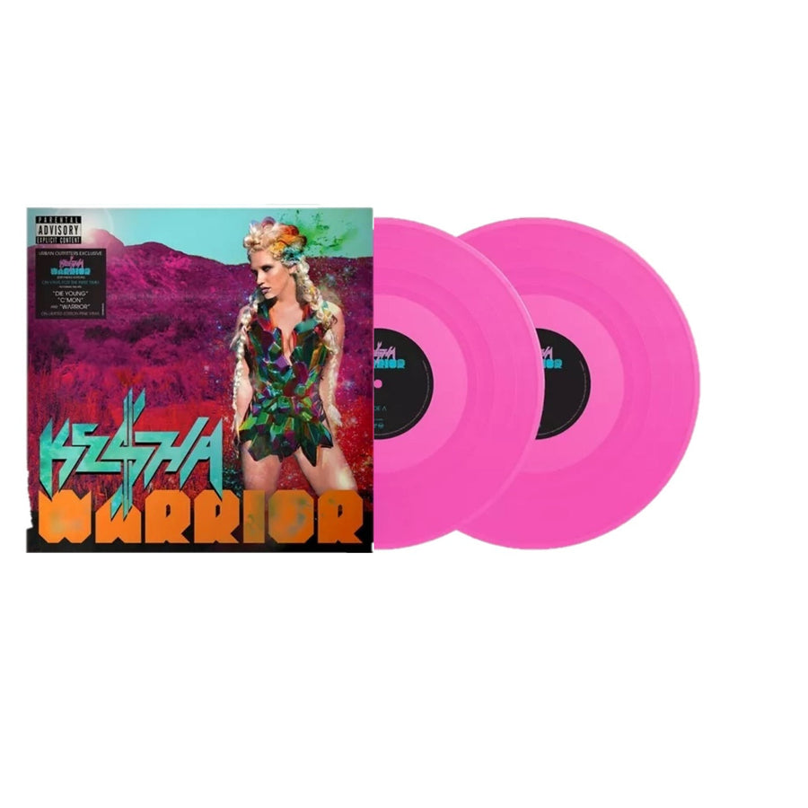 Kesha - Warrior Exclusive Pink Colored 2x LP Vinyl Record Limited Edition