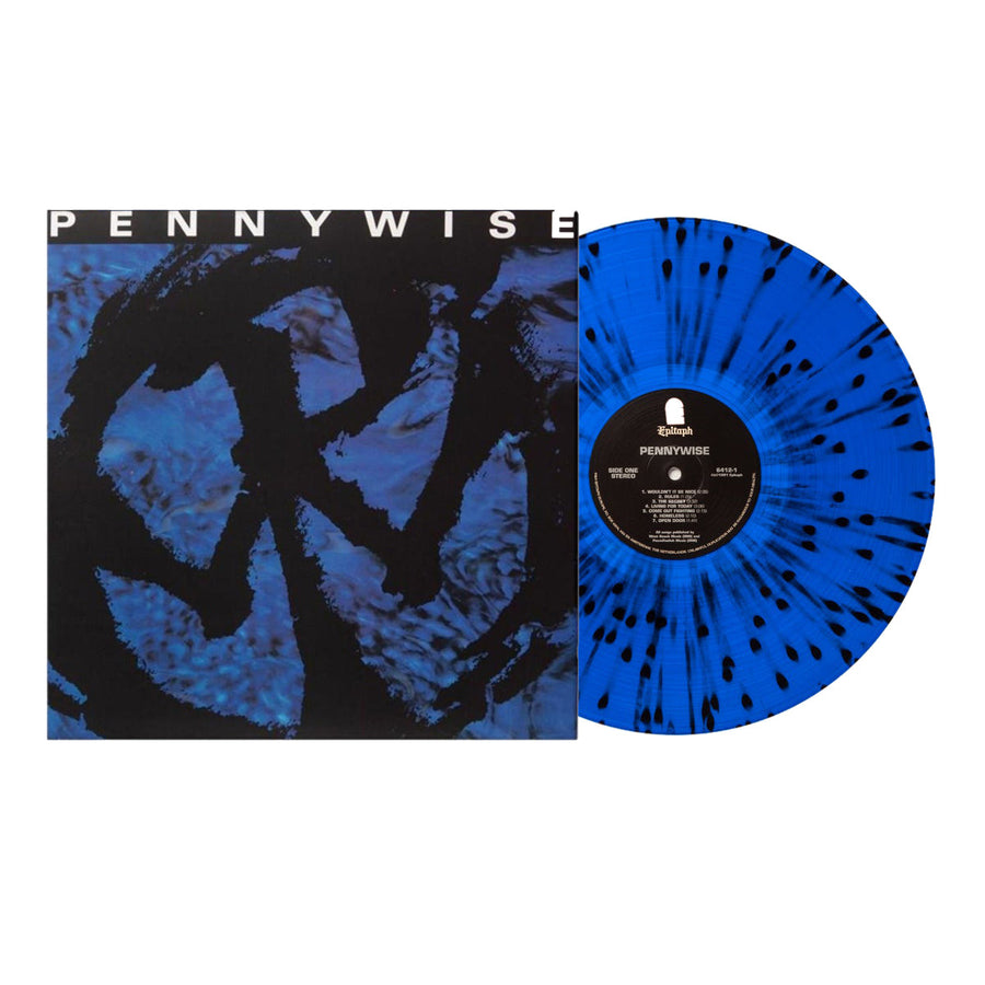 Pennywise - Pennywise Exclusive Blue With Black & White Splatter Vinyl LP Limited Edition #500 Copies