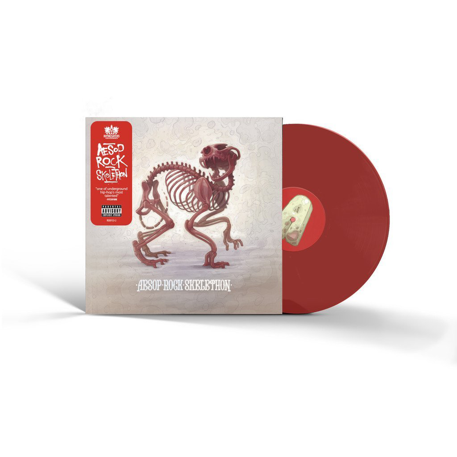 Aesop Rock Skelethon Exclusive Limited Edition Red Color Vinyl LP Record